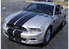 2013-14 Mustang Dual Hood Stripes with Fader Decals